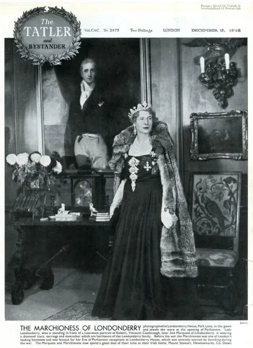 Framed Print : Marchioness of Londonderry at Londonderry House