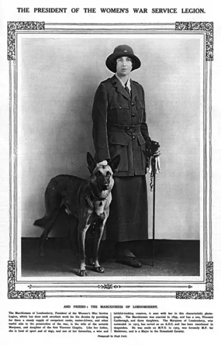 Framed Print : The Marchioness of Londonderry, president of Womens Legion Framed Print : The Marchioness of Londonderry, president of Womens Legion