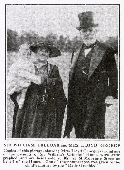 Framed Print : Margaret Lloyd George and Sir William Treloar, 1st Baronet Framed Print : Margaret Lloyd George and Sir William Treloar, 1st Baronet