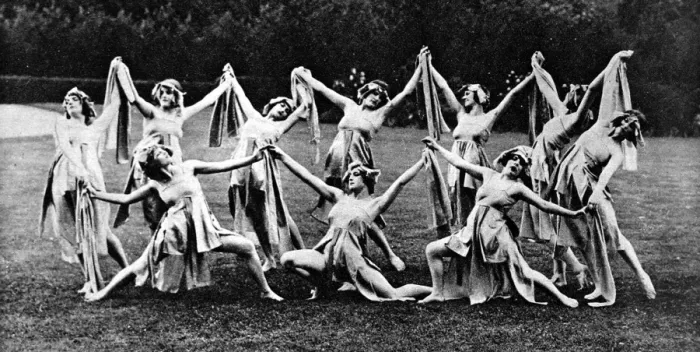 Framed Print : Margaret Morris dancers Framed Print : Margaret Morris dancers