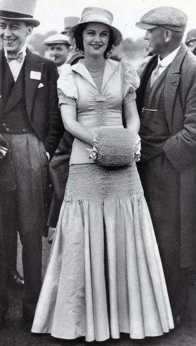 Framed Print : Margaret Whigham at Ascot with her boater and ruches muff Framed Print : Margaret Whigham at Ascot with her boater and ruches muff