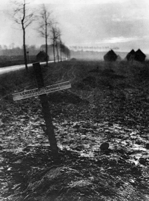 Framed Print : Marked grave of German airman Framed Print : Marked grave of German airman