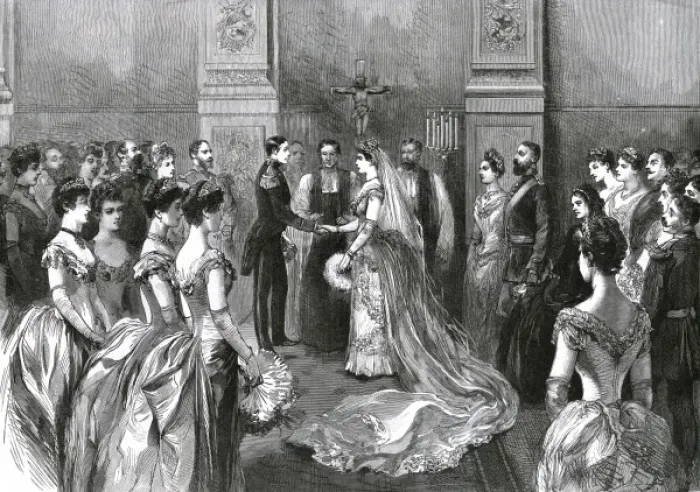 Framed Print : Marriage of Irene of Hesse and Henry of Prussia