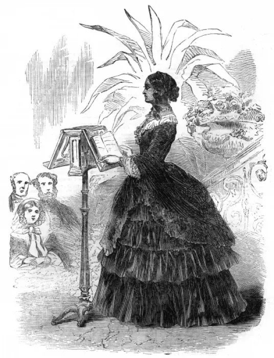 Framed Print : Mary E Webb reading Uncle Toms Cabin Framed Print : Mary E Webb reading Uncle Toms Cabin