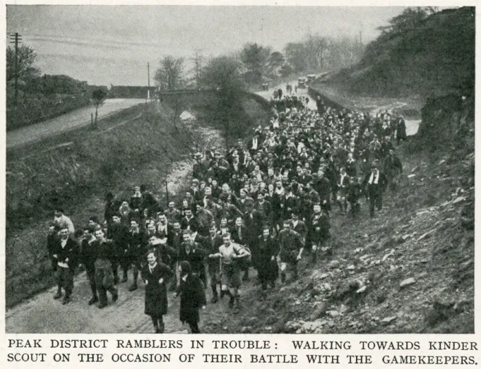 Framed Print : Mass Trespass of Kinder Scout Framed Print : Mass Trespass of Kinder Scout