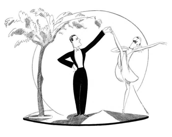 Framed Print : Maurice and Eleonora at the Acacia, 1926