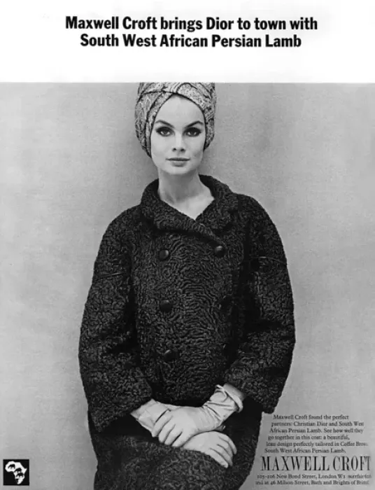 Framed Print : Maxwell Croft Dior advertisement with Jean Shrimpton Framed Print : Maxwell Croft Dior advertisement with Jean Shrimpton