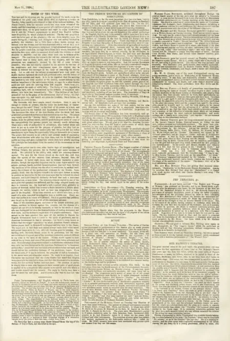 Framed Print : May 31st 1856 p587 Illustrated London News