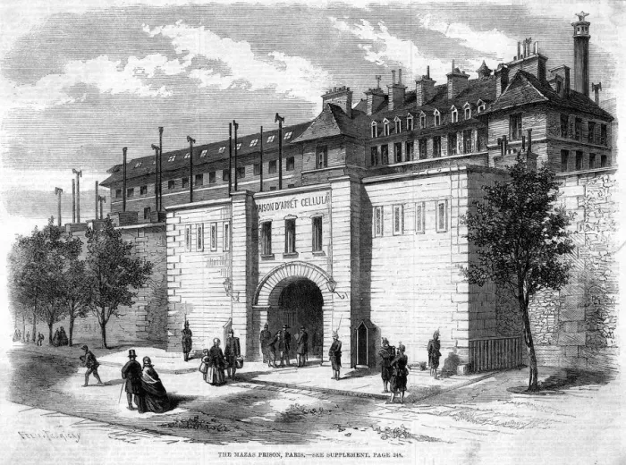 Framed Print : Mazas prison, Paris