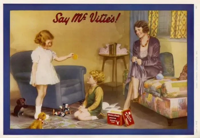 Framed Print : Mcvities Biscuits 1935 Framed Print : Mcvities Biscuits 1935