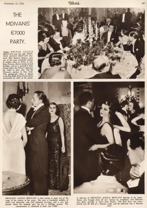Framed Print : The Mdivanis 7000 party - Barbara Hutton Framed Print : The Mdivanis 7000 party - Barbara Hutton