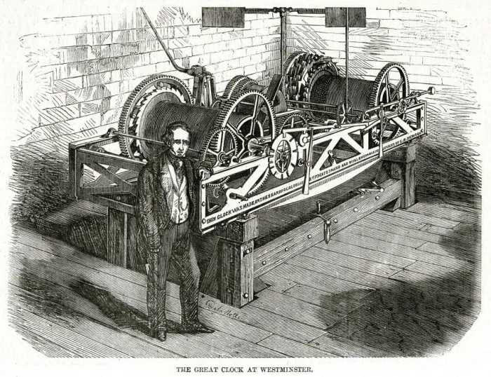 Framed Print : Mechanism of the Great Cloak 1857