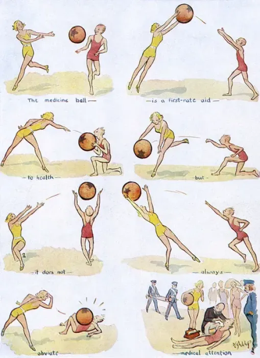Framed Print : The Medicine Ball by David Ghilchik Framed Print : The Medicine Ball by David Ghilchik