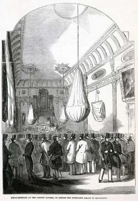 Framed Print : Meeting opposing the grant to Maynooth Framed Print : Meeting opposing the grant to Maynooth