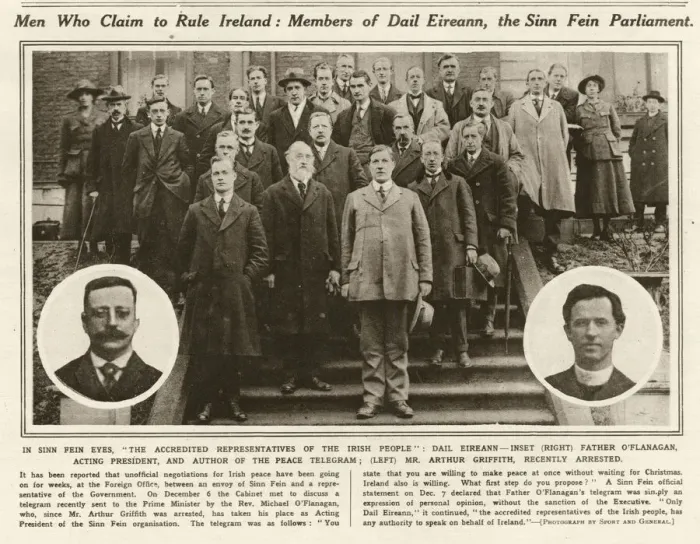 Framed Print : Members of Dail Eireann - the Sinn Fein Parliament Framed Print : Members of Dail Eireann - the Sinn Fein Parliament