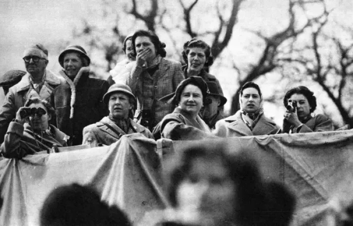Framed Print : Members of the royal family at Badminton Horse Trials