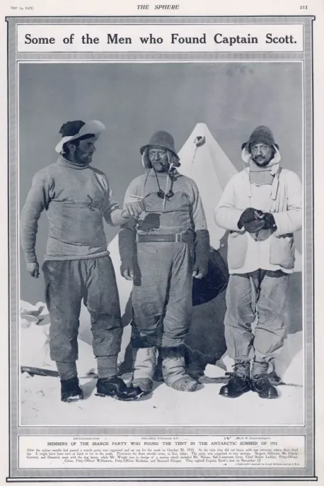 Framed Print : Members of the Search Party who found Captain Scott Framed Print : Members of the Search Party who found Captain Scott