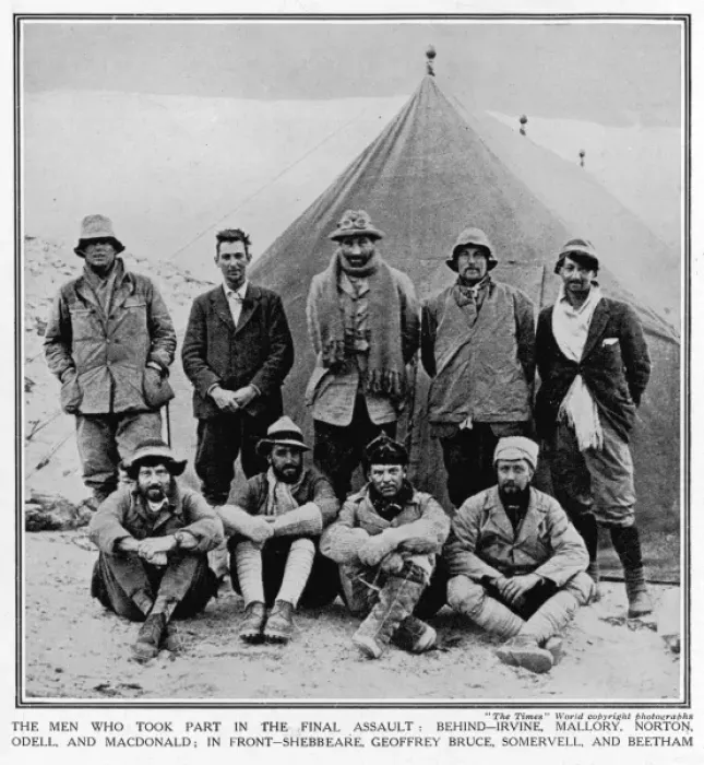 Framed Print : The Men of the 1924 Everest Expedition Framed Print : The Men of the 1924 Everest Expedition