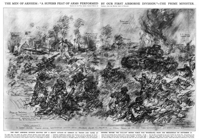 Framed Print : The Men of Arnhem by Bryan de Grineau Framed Print : The Men of Arnhem by Bryan de Grineau