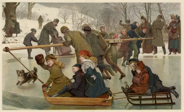 Framed Print : MERRY GO ROUND ON ICE Framed Print : MERRY GO ROUND ON ICE