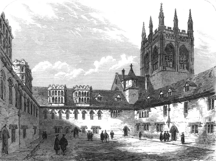 Framed Print : Merton College Library, Oxford, 1864 Framed Print : Merton College Library, Oxford, 1864