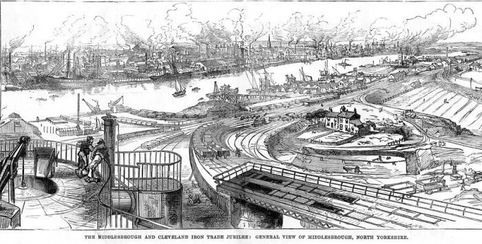 Framed Print : Middlesbrough and Cleveland Iron Trade Jubilee Framed Print : Middlesbrough and Cleveland Iron Trade Jubilee