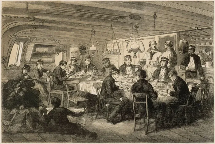 Framed Print : Midshipmens Mess