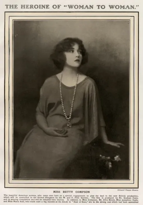 Framed Print : Miss Betty Compson - American Actress Framed Print : Miss Betty Compson - American Actress