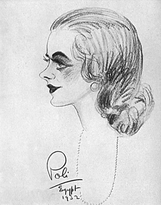 Framed Print : Miss Margaret Whigham - caricature Framed Print : Miss Margaret Whigham - caricature