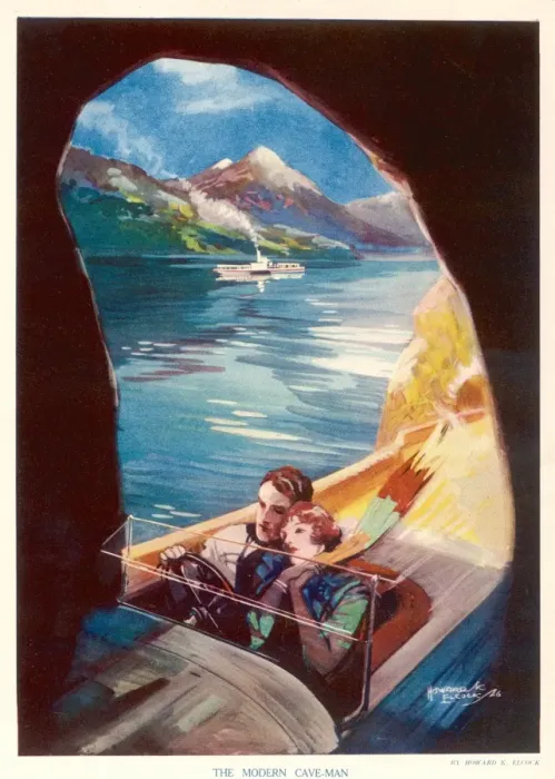 Framed Print : The Modern Caveman