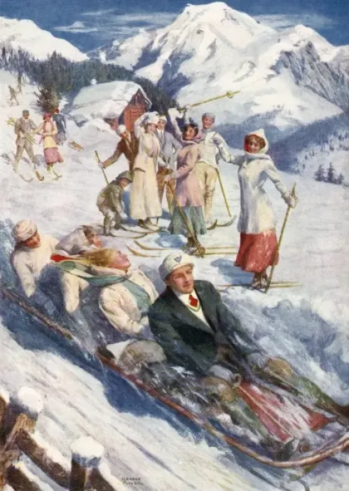 Framed Print : A Modern Christmas in the Alps Framed Print : A Modern Christmas in the Alps