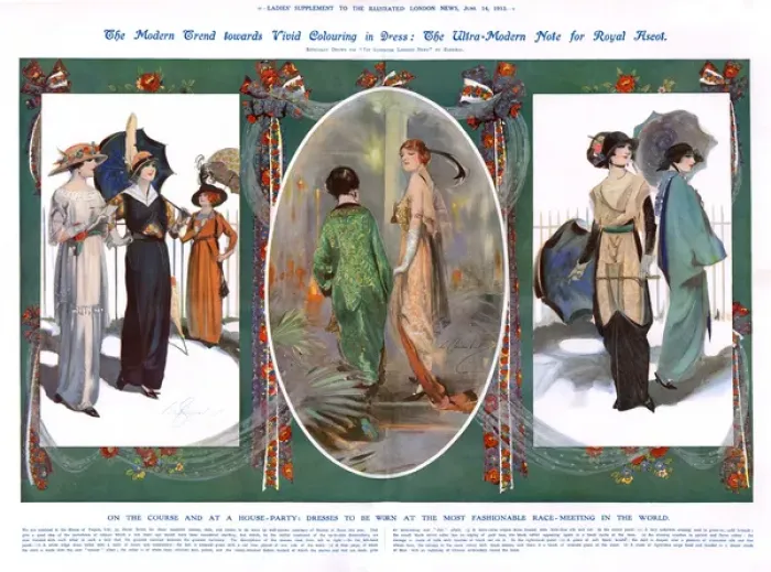 Framed Print : The modern trend towards vivid colouring in dress Framed Print : The modern trend towards vivid colouring in dress