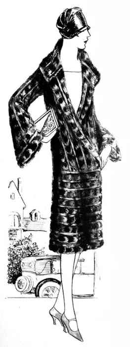 Framed Print : A moleskin coat, 1926