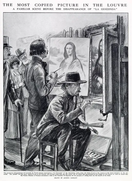 Framed Print : Mona Lisa - the most copied picture in the Louvre Framed Print : Mona Lisa - the most copied picture in the Louvre