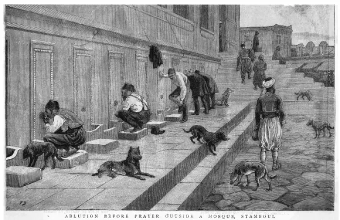 Framed Print : Moslems at Mosque