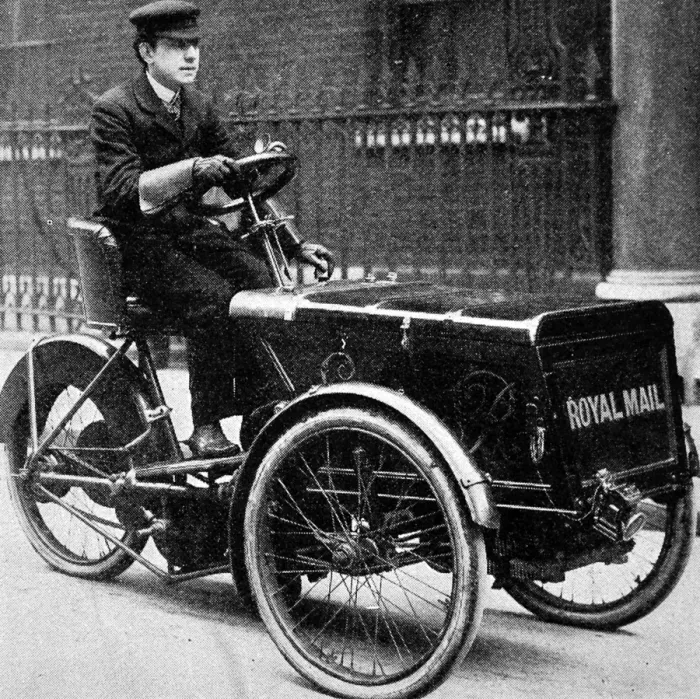 Framed Print : The Motor in Mail Service