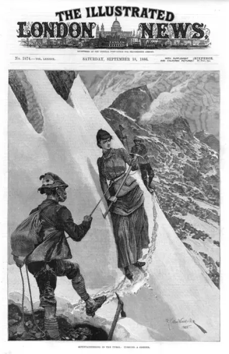 Framed Print : Mountaineering in the Tyrol Framed Print : Mountaineering in the Tyrol