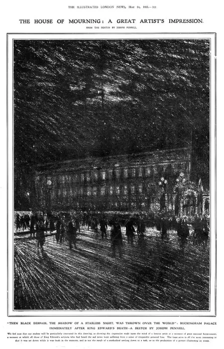 Framed Print : Mourning Atmospheric Dark London House Impression Framed Print : Mourning Atmospheric Dark London House Impression
