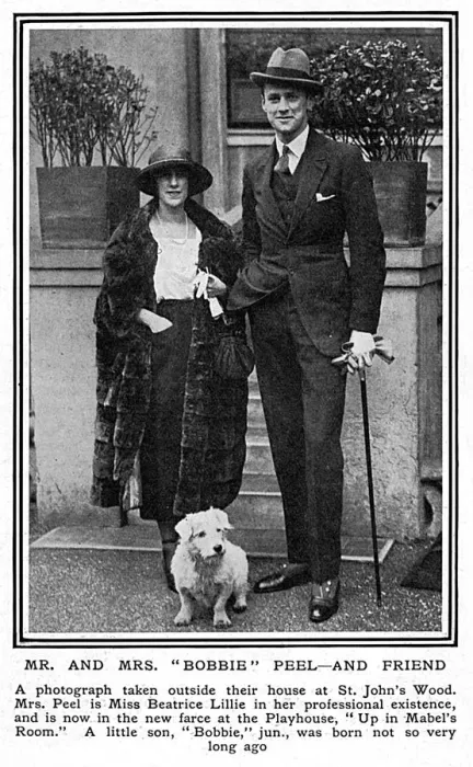 Framed Print : Mr and Mrs Bobbie Peel (Beatrice Lillie) Framed Print : Mr and Mrs Bobbie Peel (Beatrice Lillie)