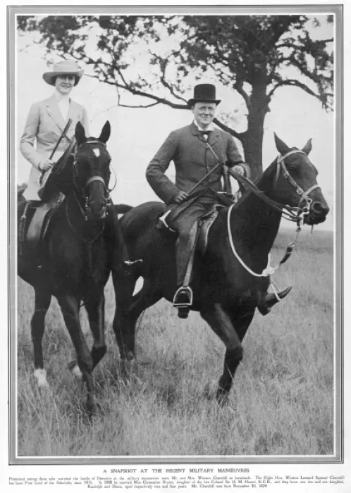 Framed Print : Mr and Mrs Winston Churchill