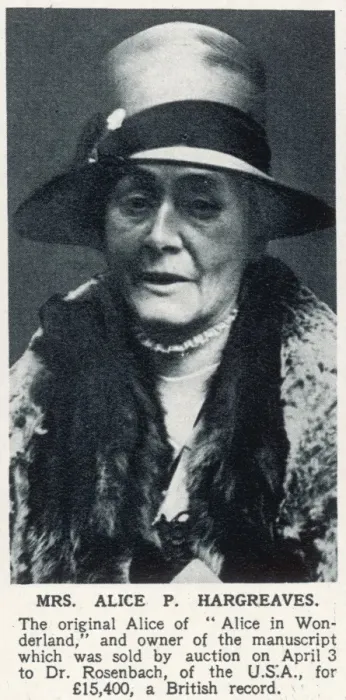 Framed Print : Mrs. Alice P. Hargreaves