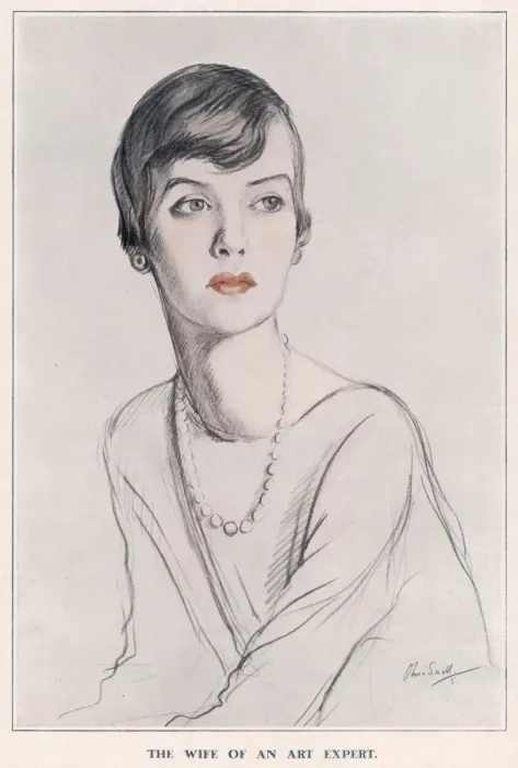 Framed Print : Mrs Carol Carstairs, Art Dealers Wife Framed Print : Mrs Carol Carstairs, Art Dealers Wife