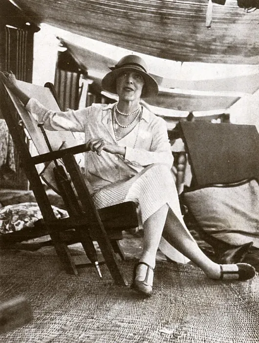 Framed Print : Mrs Cole Porter at the Venice Lido Framed Print : Mrs Cole Porter at the Venice Lido