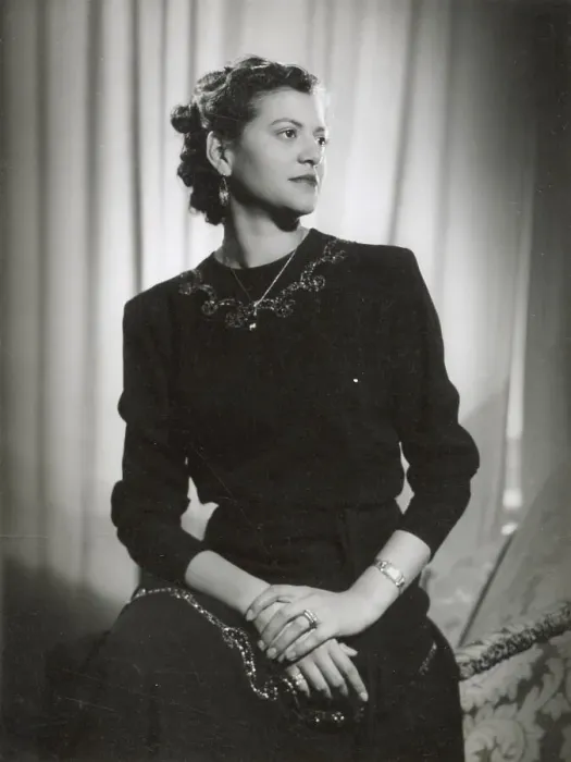 Framed Print : Mrs Cooper, wife of Liberian ambassador