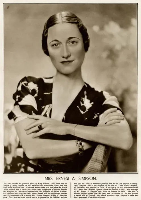 Framed Print : Mrs Ernest A. Simpson Framed Print : Mrs Ernest A. Simpson