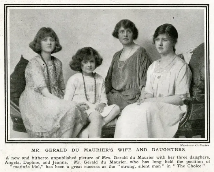 Framed Print : Mrs Gerald Du Maurier & family including Daphne Framed Print : Mrs Gerald Du Maurier & family including Daphne