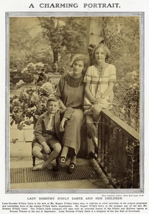 Framed Print : Mrs (later Lady) Dorothy D Oyly Carte, daughter of the 2nd Earl of Cranbrook Framed Print : Mrs (later Lady) Dorothy D Oyly Carte, daughter of the 2nd Earl of Cranbrook
