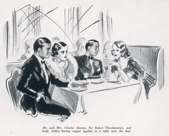 Framed Print : Mrs and Mrs Charles Sweeny at The Embassy Club Framed Print : Mrs and Mrs Charles Sweeny at The Embassy Club