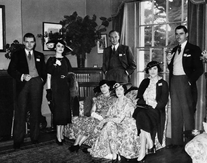Framed Print : Mrs & Mrs Sweeny at an Ascot House Party