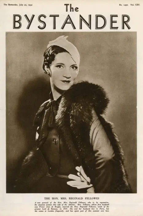 Framed Print : Mrs Reginald Fellowes - Bystander front cover Framed Print : Mrs Reginald Fellowes - Bystander front cover